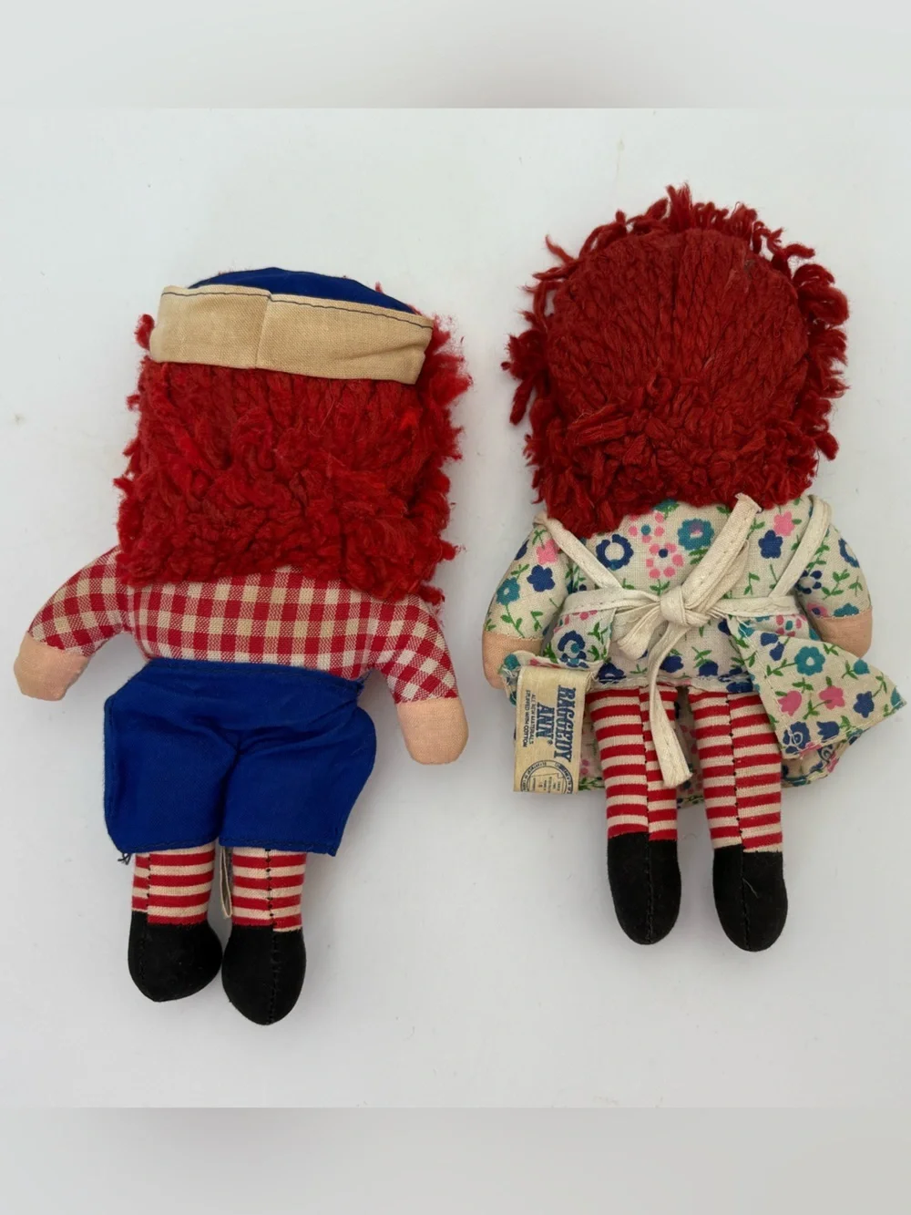 Vintage Raggedy Ann and Raggedy Andy Dolls